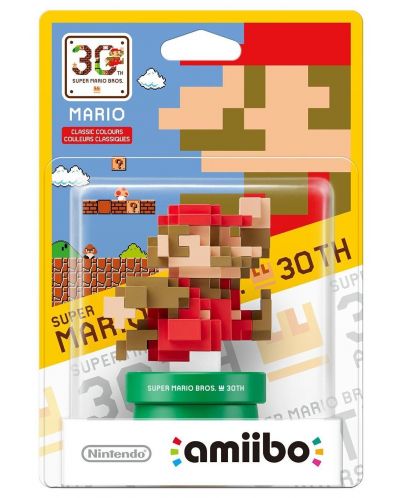 Nintendo Amiibo фигура - 30th Anniversary Mario [Classic Colours] (Wii U) - 3